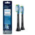 Philips Sonicare Premium Plaque Control C3 Rezerve p/u periuta de dinti negre 2 buc (HX9042/33)
