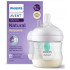 Avent Biberon Natural Response din plastic tetina din silicon cu dispozitiv anti-colici Air-Free 125 ml 0m+ (SCY670/01)