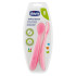 CHICCO lingurita cu virful din silicon Roz 6 luni+ 2Buc 68281100/68281