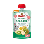 Holle Bio Organic piure Kiwi Koala de pere, banane si kiwi (8 luni+) 100g