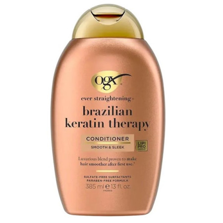 OGX Balsam-conditioner p/u netezirea si anti-rupere Keratina Braziliana 385ml new
