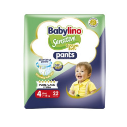 Babylino scutece-chiloti Sensitive Pants Unisex 4 (7-13kg) N22 