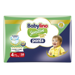 Babylino scutece-chiloti Sensitive Pants Unisex 4 (7-13kg) N38 