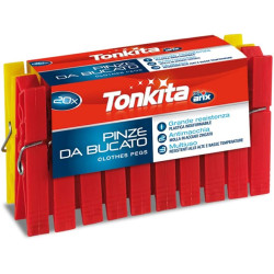 Tonkita Cleste pentru rufe din plastic 20 buc (TK45)
