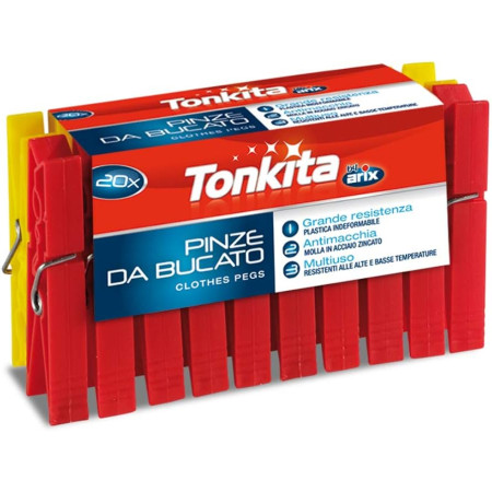 Tonkita Cleste pentru rufe din plastic 20 buc (TK45)