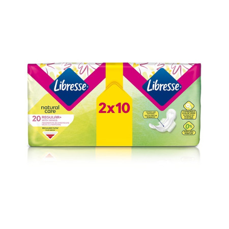 Libresse absorbante critice Natural Care Regular N20 (2x10)   (4 pic.)