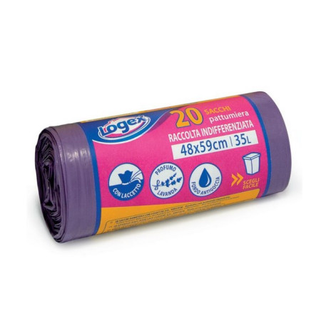 Logex saci de gunoi 48X59cm 30L N20