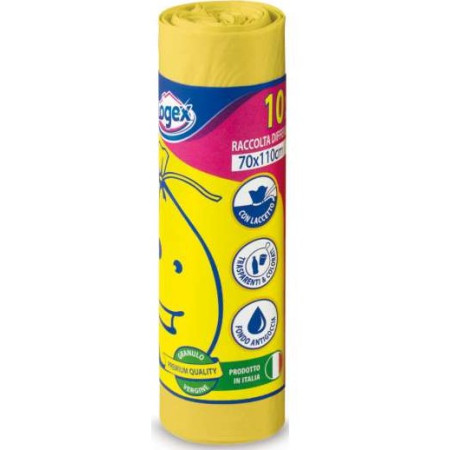 Logex saci de gunoi Yellow 70X110cm 120L N10