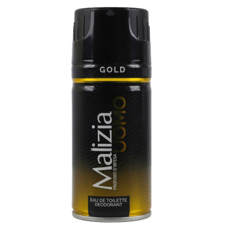 Malizia Uomo Deodorant Spray p/u barbati Gold 150ml