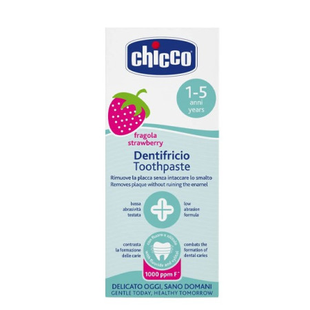 CHICCO pasta de dinti capsuna 12m+ 50ml 74290