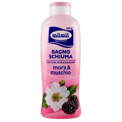 MilMil Gel de dus Mure Musc Alb 1L