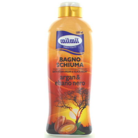 MilMil Gel de dus Argan Abanos Negru 1L