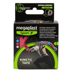 Megaplast Banda kinesiologica 5m x 5cm roz 164034