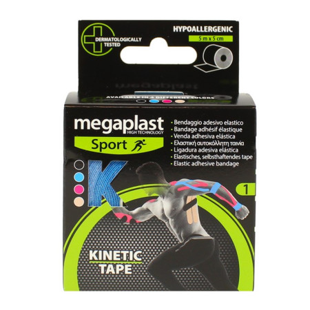 Megaplast Banda kinesiologica 5m x 5cm albastra 164041