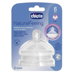 CHICCO tetina silicon NaturalFeeling flux rapid 6+luni 081047200