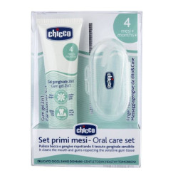 CHICCO set gingival (gingiera pt deget + gel gingival) 112620 
