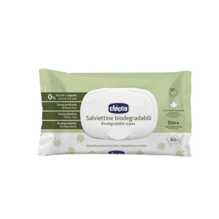 CHICCO servetele biodegradabile N60 buc cu capac 1205070