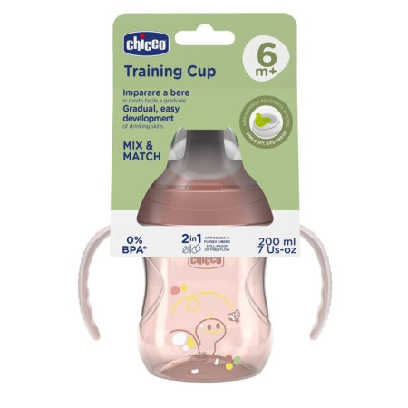 CHICCO cana de tranzitie 6M+ PINK 2025  692115