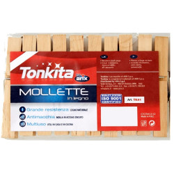 Tonkita Cleste pentru rufe din lemn 12 buc (TK41)