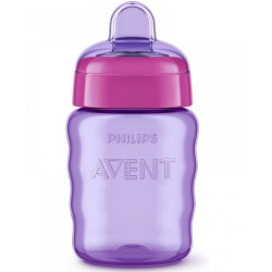 Avent Cana cu gura de scurgere Girl (9+ luni), 260 ml SCF553/03