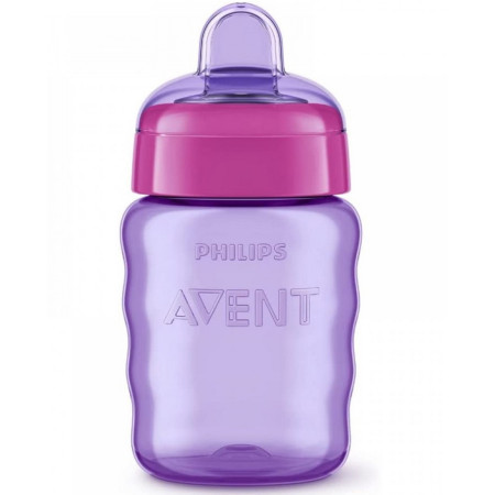 Avent Cana cu gura de scurgere Girl (9+ luni), 260 ml SCF553/03