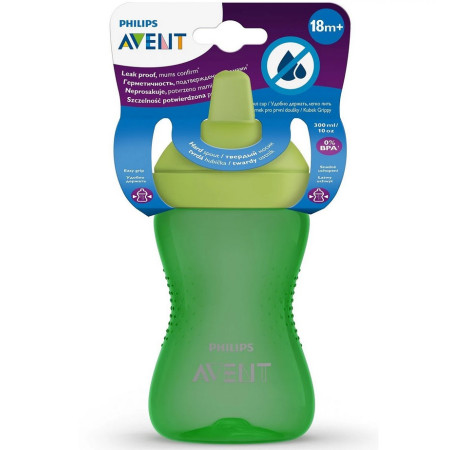 Avent Canuta cu cioc 300ml 18m GREEN SCF804/03