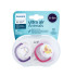 Avent Ultra Air Suzeta din silicon Girl 0-6m  2 buc  SCF080/06