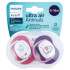 Avent Ultra Air Suzete din silicon Girl 6-18m 2 buc  (SCF080/08)