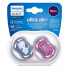 Avent Ultra Air Happy Suzeta din silicon Girl 18m+ 2 buc (SCF349/22)