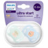 Avent Ultra Start Suzete din silicon 0-2m 2 buc SCF075/04
