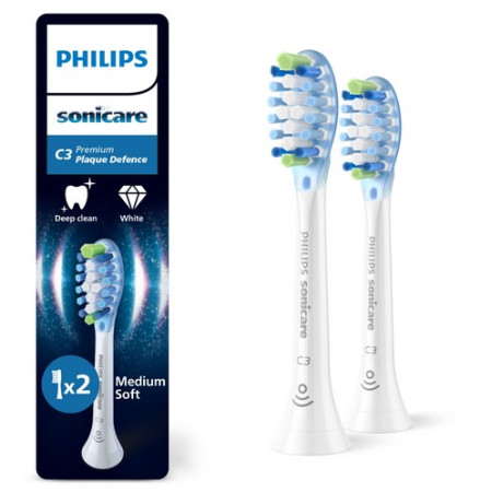 Philips Sonicare Premium Plaque Control C3 Rezerve Periuta de dinti culoare alba HX9042/87