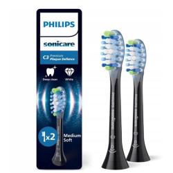Philips Sonicare Premium Plaque Control C3 Rezerve Periuta de dinti culoare neagra HX9042/88