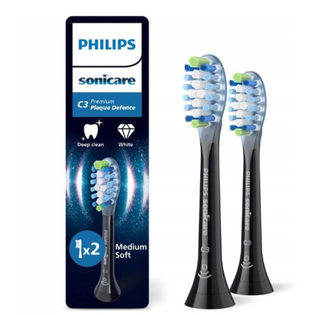 Philips Sonicare Premium Plaque Control C3 Rezerve Periuta de dinti culoare neagra HX9042/88