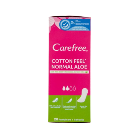 Carefree Cotton Feel Normal Aloe absorbante N20 (R)