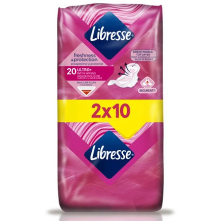 Libresse absorbante critice Freshness & Protection Ultra N20 (2x10)   (4 pic.)