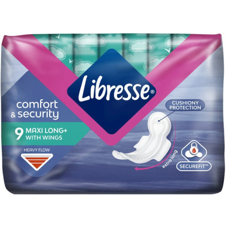Libresse absorbante critice Comfort & Security Maxi Long N9   (5 pic.)