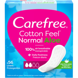 Carefree Cotton Feel Normal Aloe absorbante N56 (R)