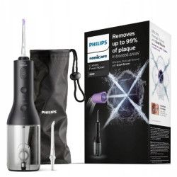 Philips Sonicare Cordless Power Flosser 3000 Irigator oral negru (HX3826/33)
