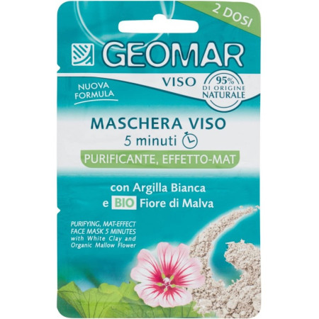 Geomar Masca p/u fata Purificanta cu Argila Alba 2x7,5ml 