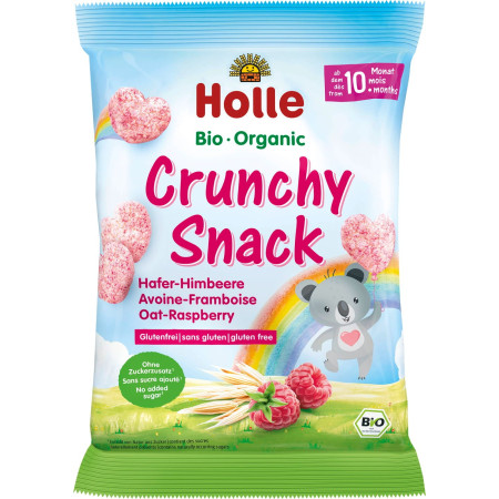 Holle Bio Organic gustare de ovaz si zmeura (10 luni+) 30g