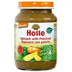 Holle piure de spanac si cartofi (4 luni+) 190g new
