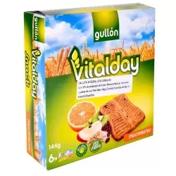 Gullon biscuiti Vitalday Snack Multifrutas 144g