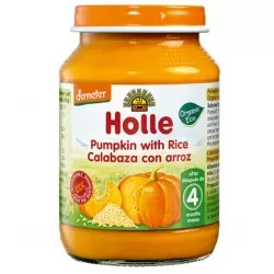 Holle piure de dovleac si orez (4 luni+) 190g new