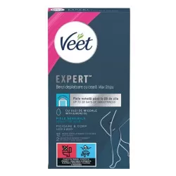 Veet benzi ceara rece pentru corp piele sensibila Expert, 12 benzi
