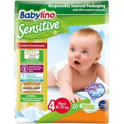 Babylino scutece Sensitive 4 (8-13kg) N20