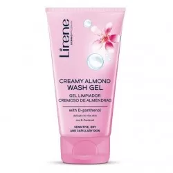 Lirene Gel-crema spalare fata cu extracte de Migdale si D-Panthenol pt pielea sensibila/uscata/inrosita150ml E07332