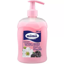 MilMil Sapun lichid Mure Musc Alb cu dozator 500ml