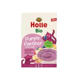 Holle Organic terci Purple Panther de ovaz cu afine,mere,banane (12 luni+) 200g