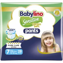 Babylino scutece-chiloti Sensitive Pants Unisex 7 (15-25kg) N28 new