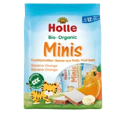 Holle batonas de portocale si banane (12 luni+) 100g (8x12.5g)